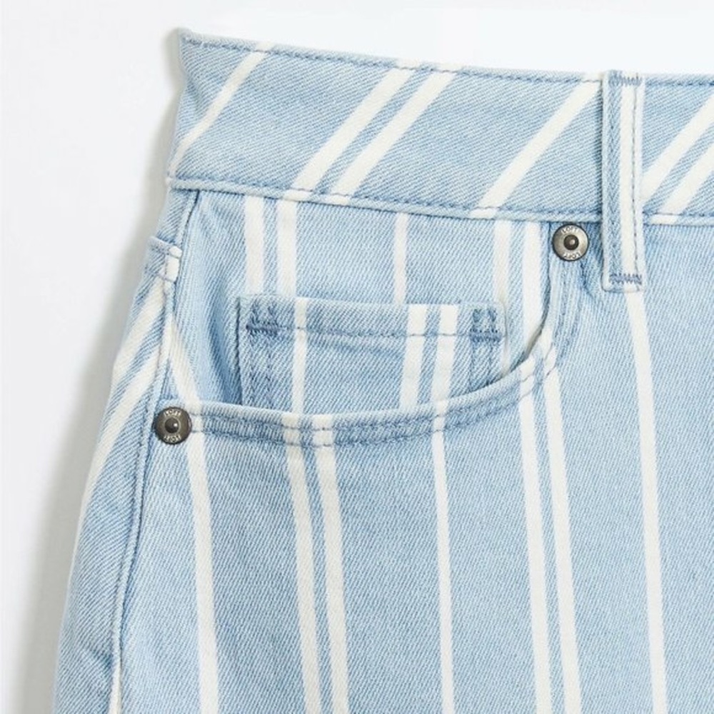 Loft Pinstripe Jean Skirt - Size 12